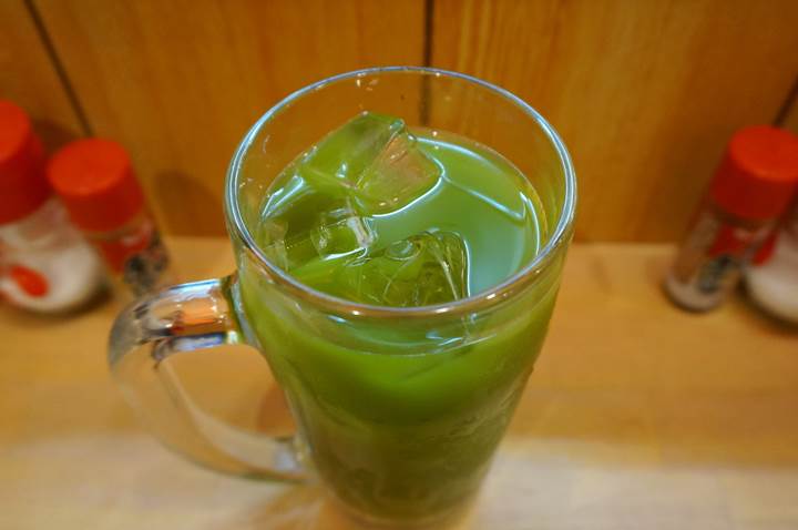Banpaiya 晩杯屋 Green tea mixed with shochu 緑茶割り