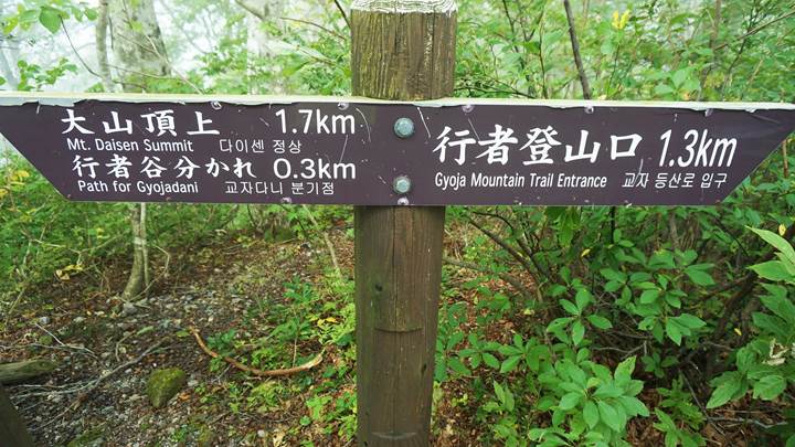 Mt. Daisen (Misen) in Daisen Oki National Park 大山隠岐国立公園 大山 (弥山)