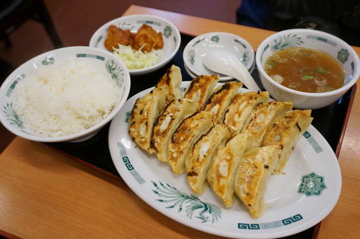 HIDAKAYA W Gyoza Set 日高屋 W餃子定食