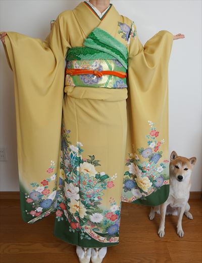 KIMONO 着物 SHIBAINU SHIBAKEN 柴犬