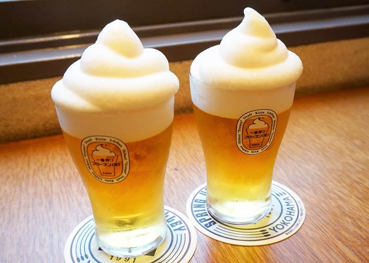 キリン 一番搾りフローズン〈生〉】かわいい インスタ映え ビール Kirin Beer | Japan Course （日本語）