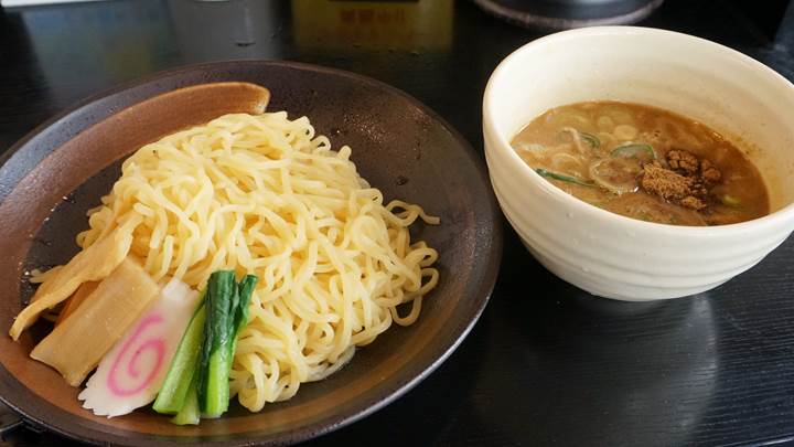 Rich seafood noodle 1.5 濃厚魚介つけめん1.5 Kourakuen 幸楽苑