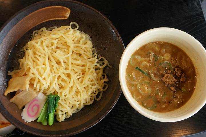 Rich seafood noodle 1.5 濃厚魚介つけめん1.5 Kourakuen 幸楽苑