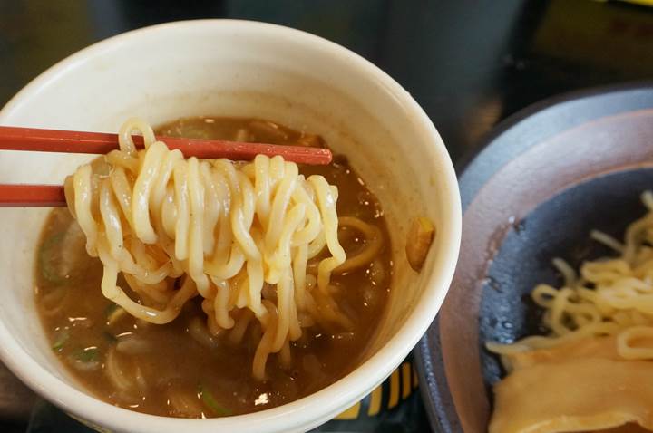 Rich seafood noodle 1.5 濃厚魚介つけめん1.5 Kourakuen 幸楽苑