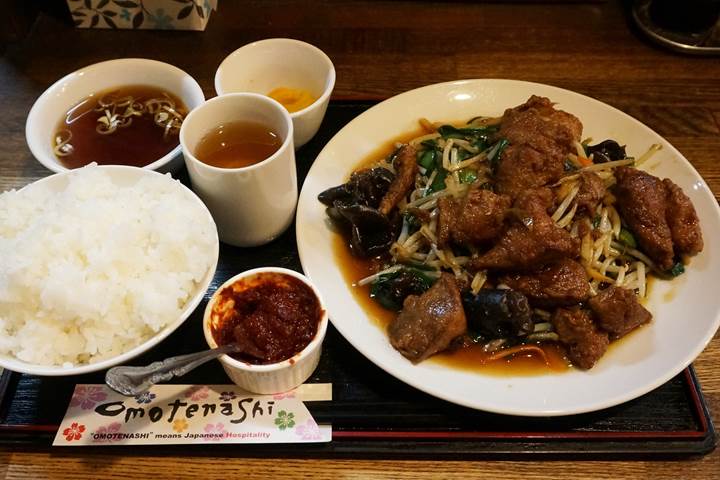 レバニラ炒め定食 - kei楽 / Sauteed Pork Liver & Chive Set Meal - keiraku