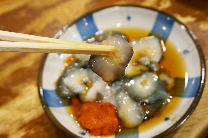 Sea Cucumber ナマコ - Standing Bar 立飲みたきおか Tachinomi-Takioka in Ueno 上野