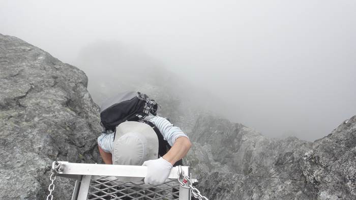 Mt. Tsurugidake 剱岳 Long Ladder はしご