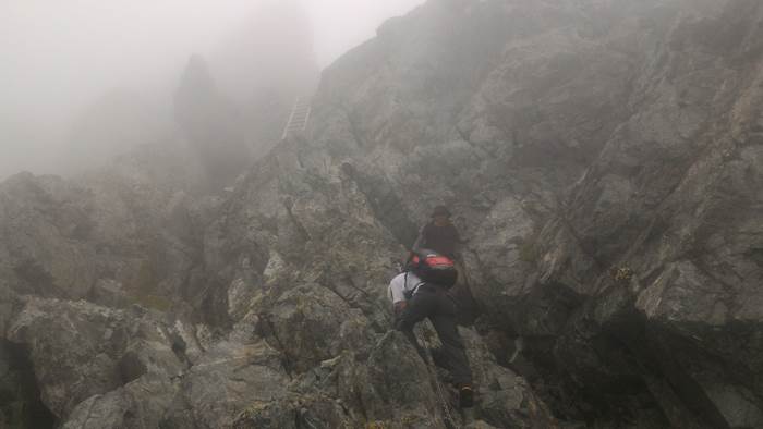Mt. Tsurugidake 剱岳 Long Ladder はしご