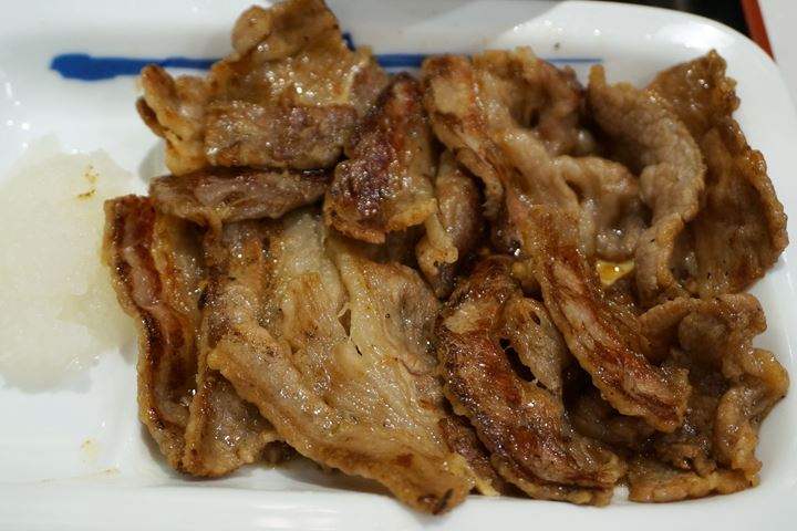 Barbecued Marinated Beef Set Meal カルビ焼肉定食 - Matsuya 松屋