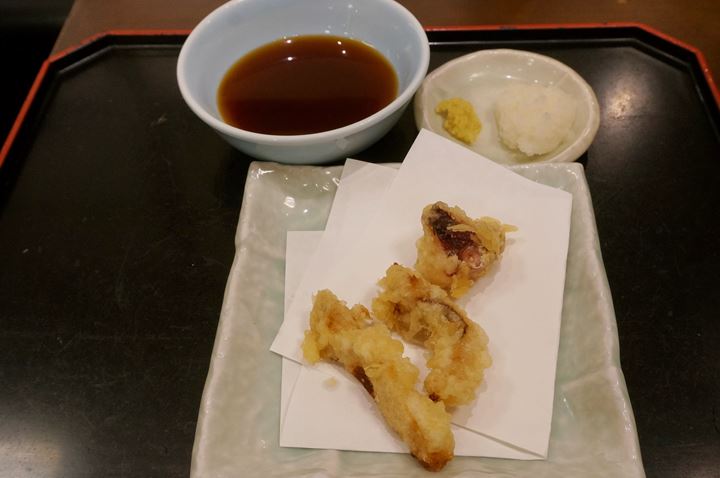 Octopus たこブツ・Matsutake Mushroom 松茸 - TENDON TENYA 天丼てんや - Tempura 天ぷら