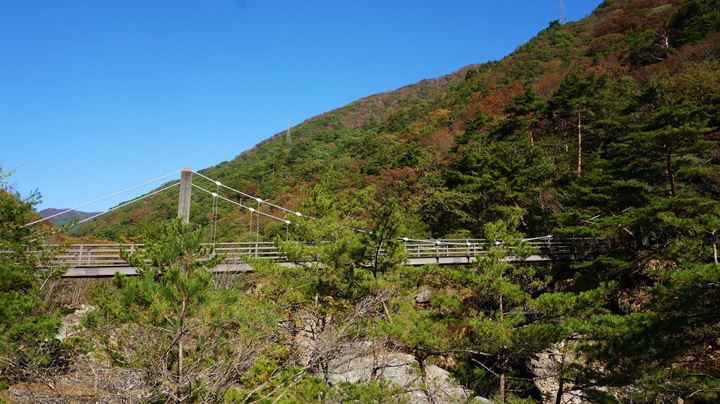 Ryuokyo Ravine 龍王峡 - Musasabibashi Bridge むささび橋
