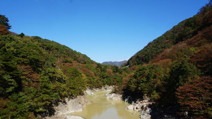 Ryuokyo Ravine 龍王峡 - Hamako Bridge 浜子橋