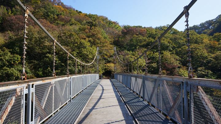 Ryuokyo Ravine 龍王峡 - Hamako Bridge 浜子橋