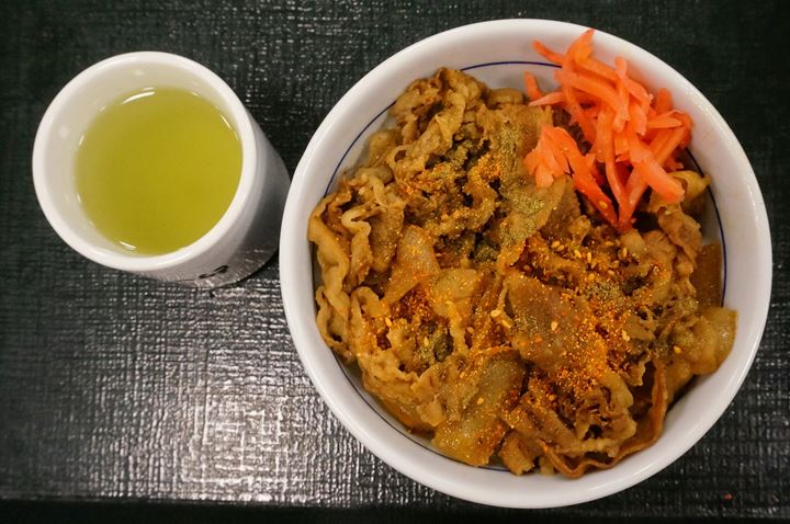 Japanese Style Beef Rice Bowl 和風牛丼 - NAKAU なか卯