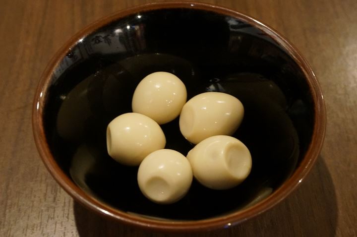 Quail Eggs うずら - ICHIKAKUYA Yokohama Iekei Ramen 横浜家系ラーメン 壱角家