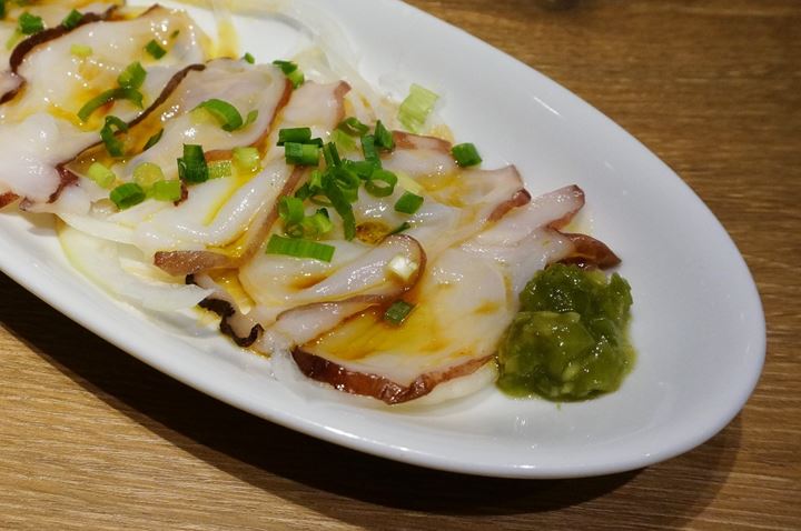 Fresh Octopus Carpaccio 北海道産生タコのカルパッチョ - PRONTO プロント