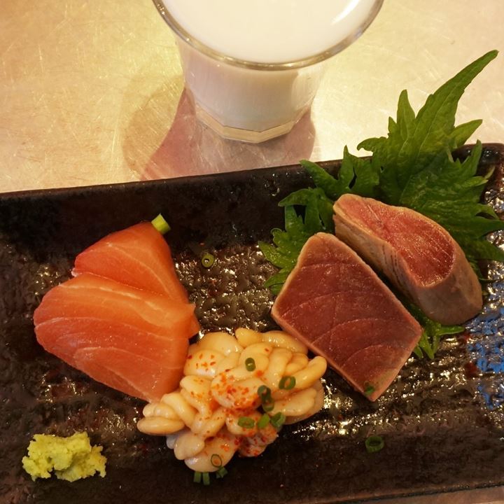 3 Kinds of Today's Special of UOKUSA in Ueno Tokyo 東京 上野 魚草 本日のあて3種盛り