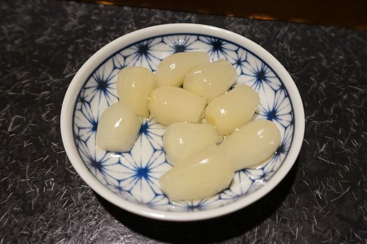 Pickled Japanese Shallots らっきょ - YAKITORIDON Komagome Branch 焼鳥どん 駒込店