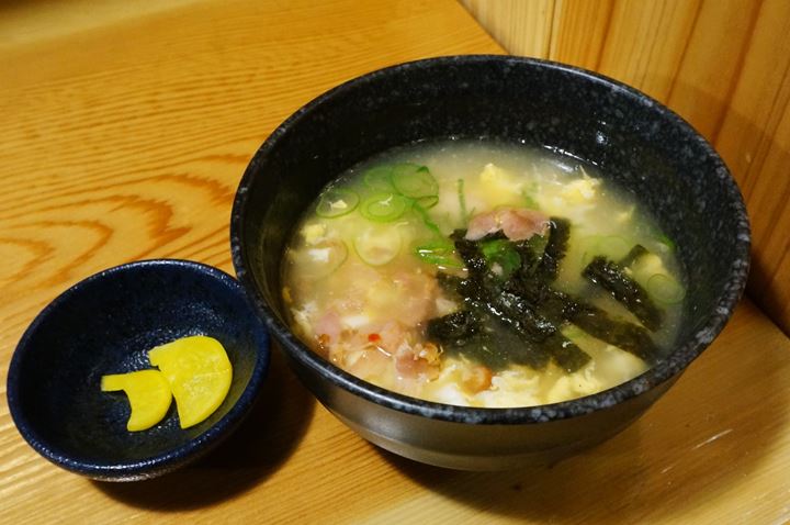 Torikizoku 鳥貴族 Porridge of Rice, Chicken Soup and Meat とり雑炊