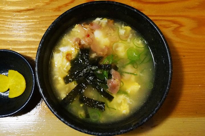 Torikizoku 鳥貴族 Porridge of Rice, Chicken Soup and Meat とり雑炊