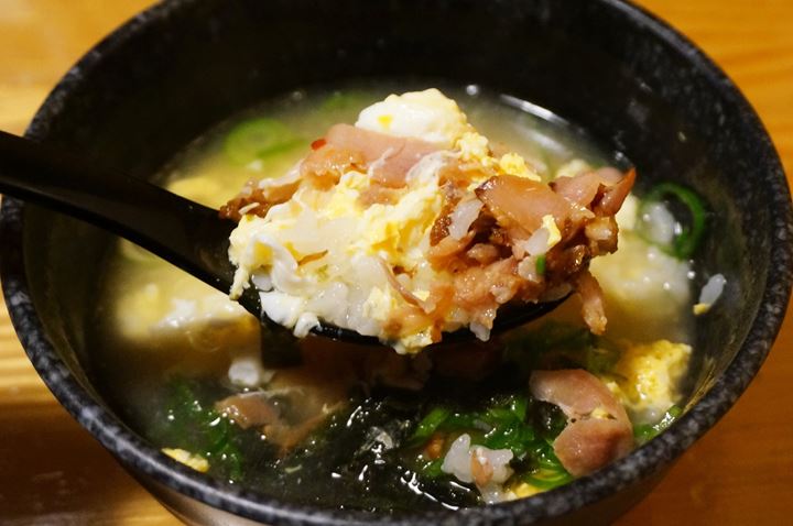 Torikizoku 鳥貴族 Porridge of Rice, Chicken Soup and Meat とり雑炊