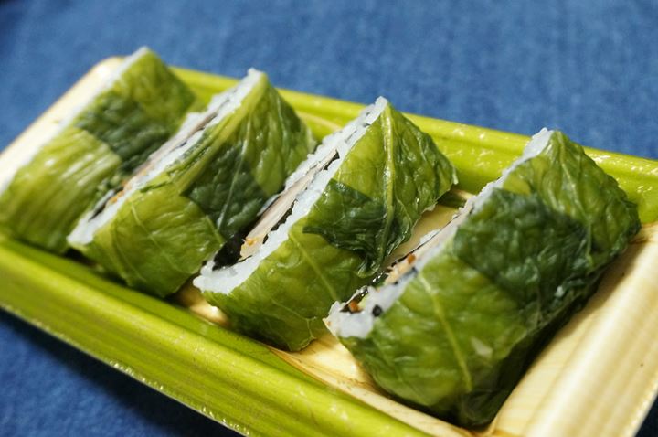 Mackerel with Leaf Mustard Sushi さば高菜太巻寿司 さば高菜巻 ベルクス Belx 鯖寿司 鮨