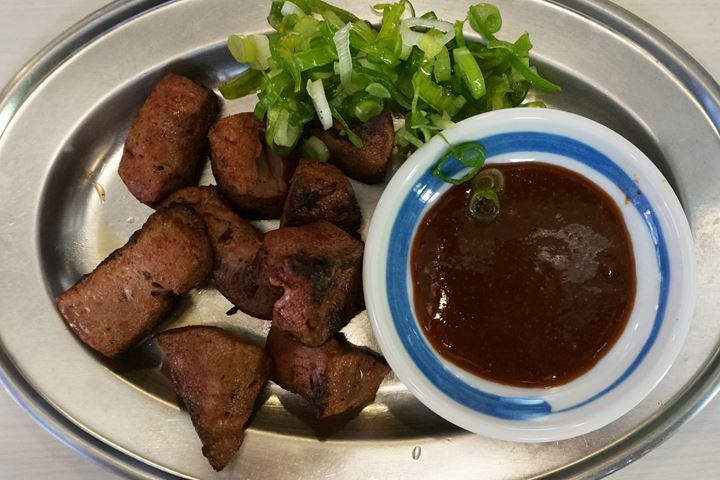 串屋横丁 Kushiya-Yokocho もつ焼き Motsuyaki 逸品レバー二号 Grilled Pork Liver Type-2 with Miso Sauce