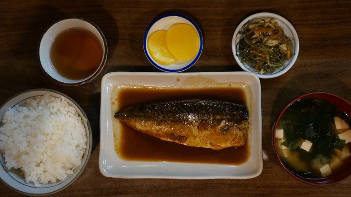 Mackerel Simmered in Miso 鯖味噌煮(さばみそに) Japanese Food WARAJIYA 和食 わらじ家 GINZA NINE