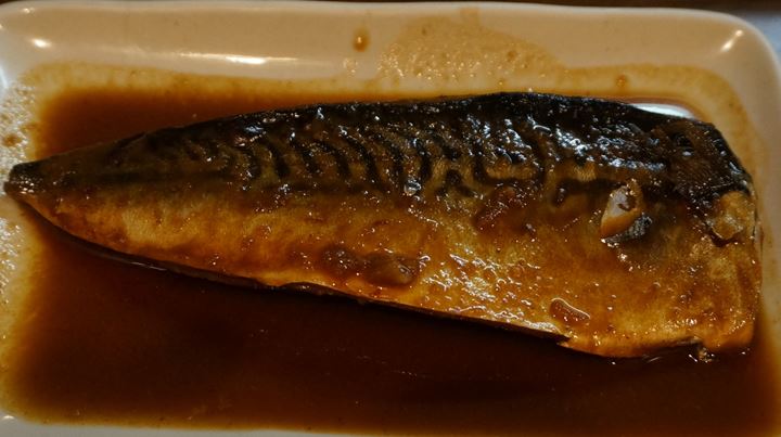 Mackerel Simmered in Miso 鯖味噌煮(さばみそに) Japanese Food WARAJIYA 和食 わらじ家 GINZA NINE