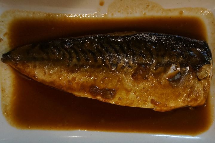 Mackerel Simmered in Miso 鯖味噌煮(さばみそに) Japanese Food WARAJIYA 和食 わらじ家 GINZA NINE