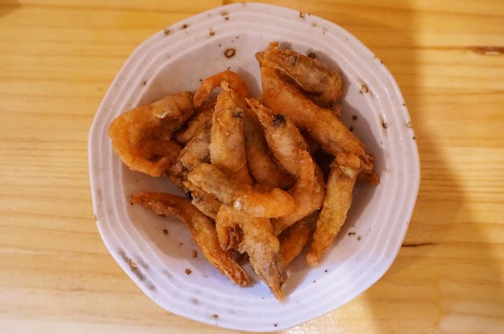 Deep Fried Shrimps えび唐揚 - Standing Bar KAMIYA 立ち呑み かみや