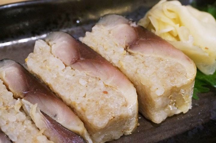 青森料理居酒屋 ごっつり 南千住 銀鯖棒寿司半分 Mackerel Pressed Sushi(Half Size) at Aomori Izakaya GOTTSURI Minami-Senju