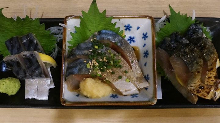 青森料理居酒屋 ごっつり 南千住 銀鯖三種盛り合わせ 3 Kinds of Mackerel Sashimi Platter at Aomori Izakaya GOTTSURI Minami-Senju