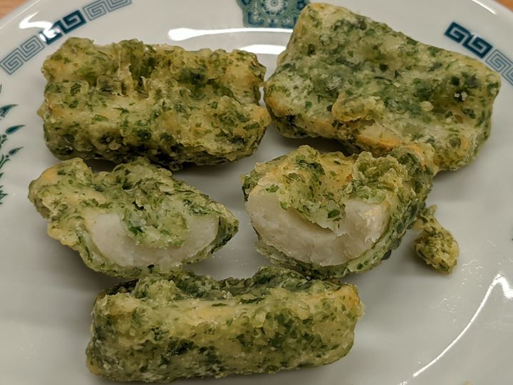 Nori Flavor Chikuwa Tempura ちくわの磯辺揚げ - HIDAKAYA 日高屋