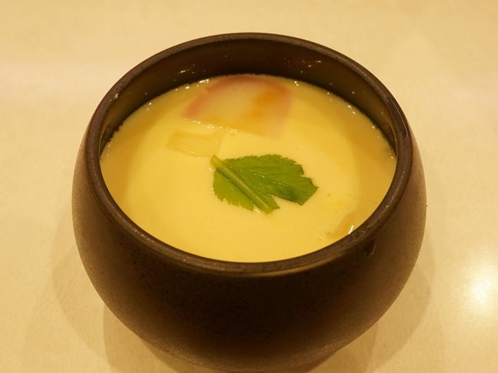 Unsweetened Egg Custard with Matsutake Mushroom 松茸茶碗蒸し HAMAZUSHI はま寿司 HAMASUSHI