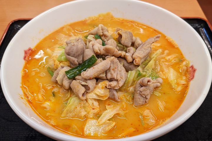 HIDAKAYA Organ Meat and Vegetable Ramen (Large) 日高屋 モツ野菜ラーメン 麺大盛