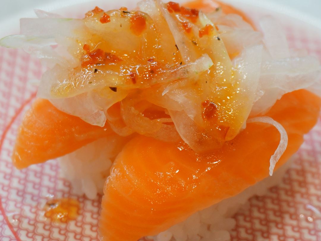 Salmon サーモン KAPPASUSHI (KAPPAZUSHI) かっぱ寿司