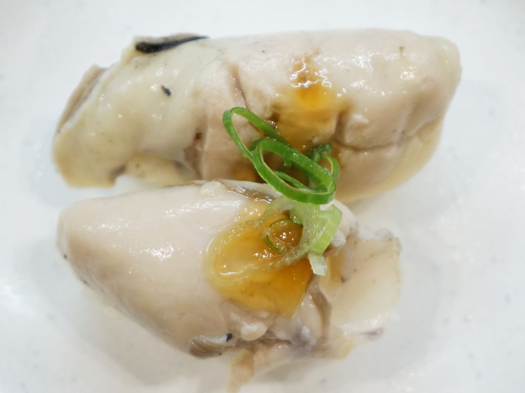 Steamed Oyster 蒸し牡蠣 KAPPASUSHI (KAPPAZUSHI) かっぱ寿司