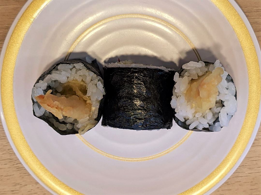 Shrimp Tempura Roll えび天巻 KAPPASUSHI (KAPPAZUSHI) かっぱ寿司