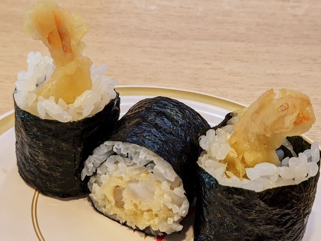 Shrimp Tempura Roll えび天巻 KAPPASUSHI (KAPPAZUSHI) かっぱ寿司