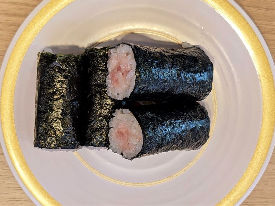 Pounded Tuna Roll まぐろたたき巻 KAPPASUSHI (KAPPAZUSHI) かっぱ寿司