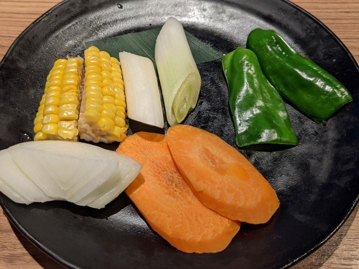焼き野菜盛り合わせ Assorted Vegetable 焼肉 安楽亭 Yakiniku ANRAKUTEI