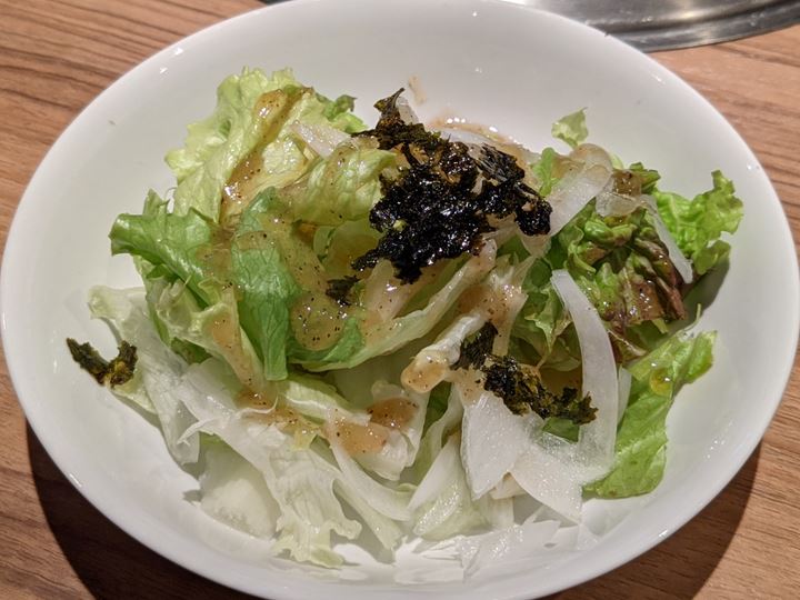 チョレギサラダ Korean Style Green Salad 焼肉 安楽亭 Yakiniku ANRAKUTEI