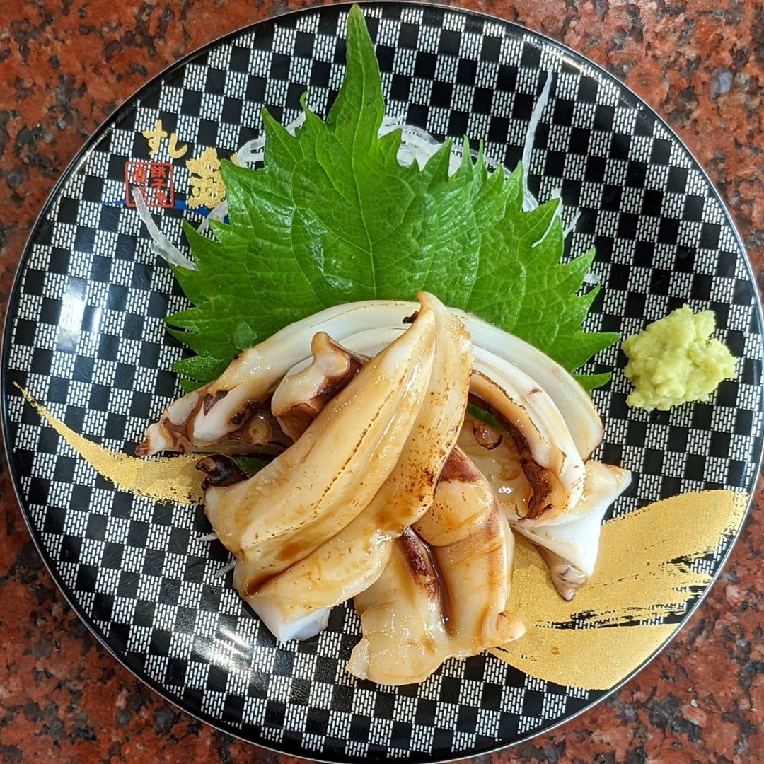Seared Squid Tentacles with Soy Sauce げそ醤油炙りつまみ Sushi CHOUSHIMARU すし 銚子丸 - 回転寿司 鮨