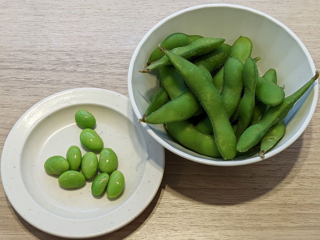 Edamame Green Soybeans 枝豆 KAPPASUSHI (KAPPAZUSHI) かっぱ寿司