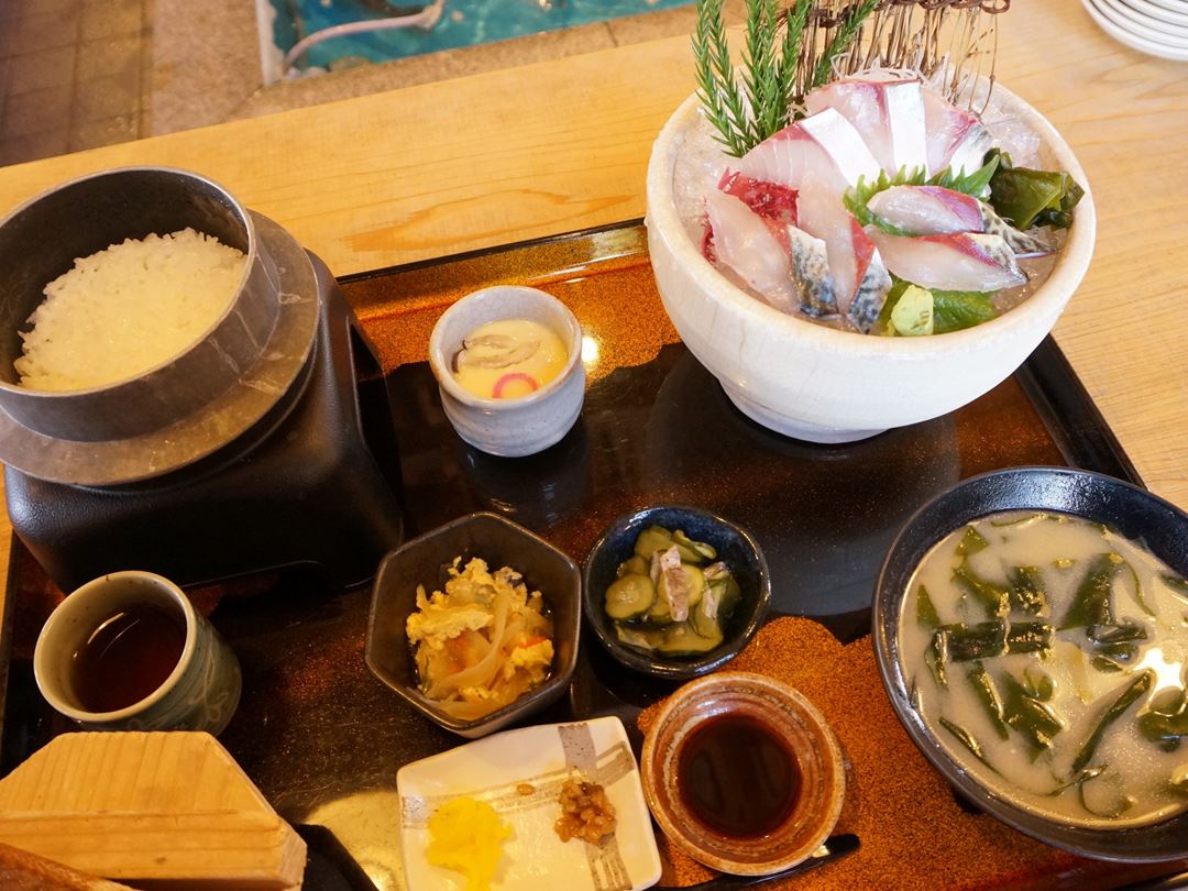 Mackerel Set Meal 鯖定食 Kochi Seafood RYOMA 高知 魚料理屋 活魚 漁ま