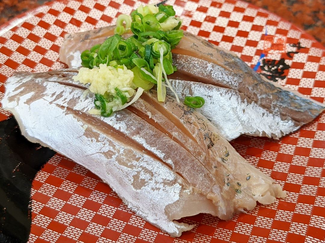 Horse Mackerel あじ - Sushi CHOUSHIMARU すし 銚子丸 - 回転寿司 鮨