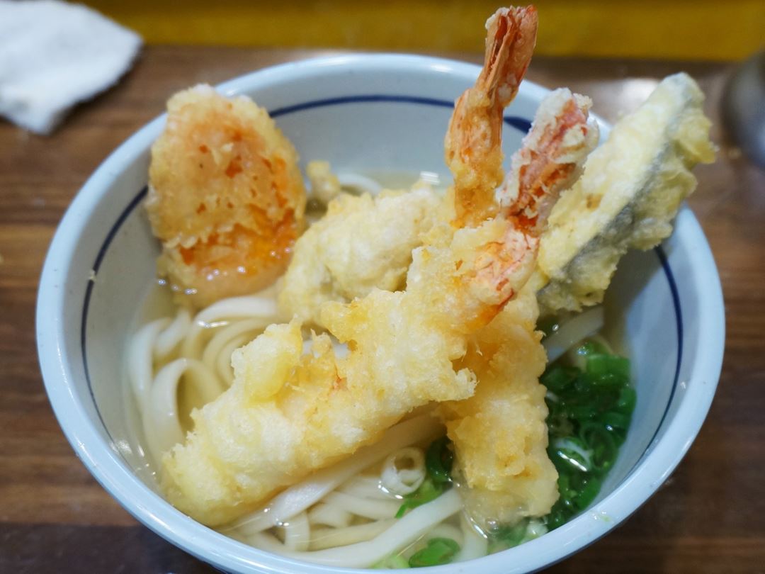 おにやんま 特上天ぷらうどん 五反田 Tempura Udon Oniyanma