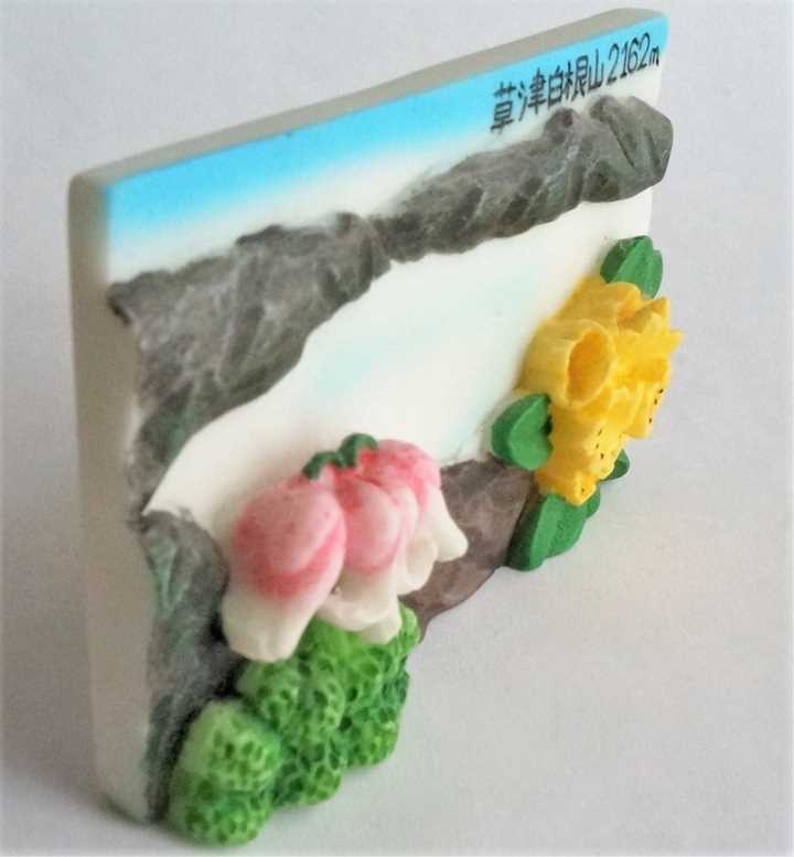 Japanese Souvenir Fridge Magnet ご当地マグネット お土産 群馬 草津白根山