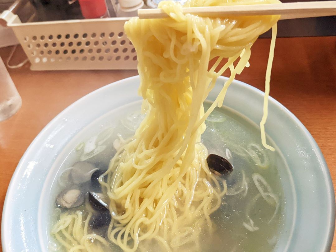 しじみラーメン 呑兵衛屋台 高知 Shijimi Freshwater Clams Ramen